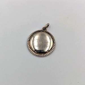 Retired Rare Tiffany & Co. Sterling Silver Pendant Charm for Engraving 925 Blank